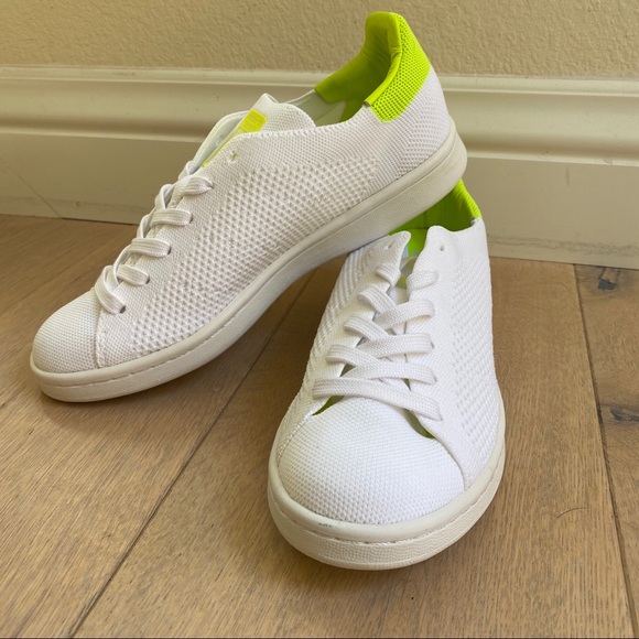 neon yellow stan smith